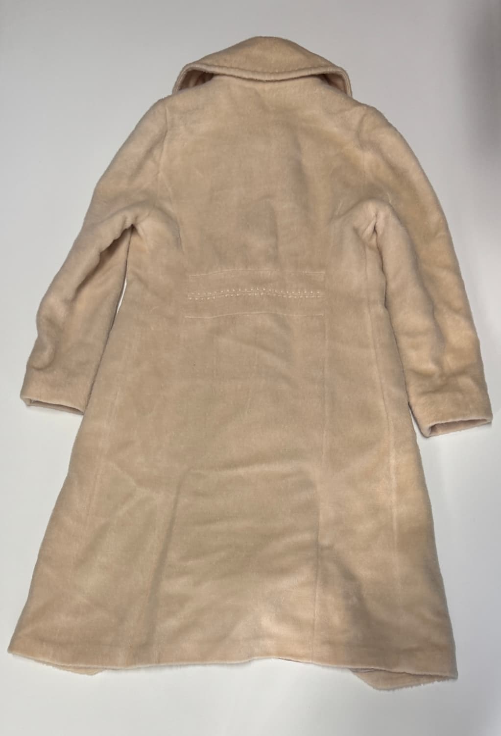 여성 잇 미샤 알파카 아이보리 울 코트 상품이미지3