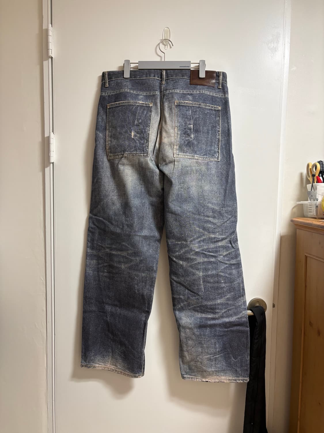 [34] 자라 워싱 프린트 배기 핏 진 상품이미지2