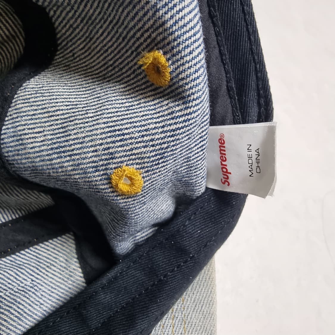 Supreme dirty indigo denim camp cap 상품이미지3