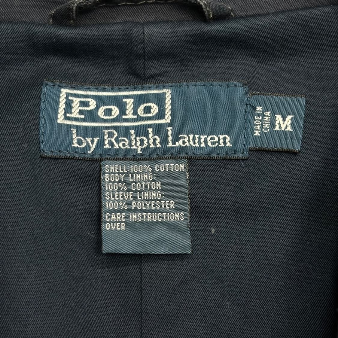 POLO 코튼 더블 브레스티드 코트 M 상품이미지5