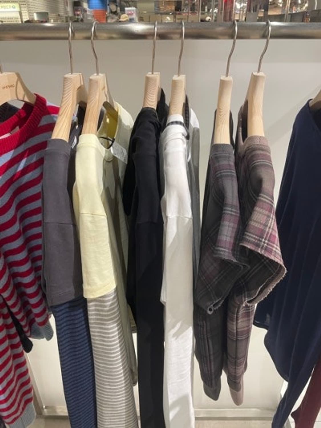 CHECK SHORT SLEEVES SWEATSHIRT, CHARCOAL 상품이미지3