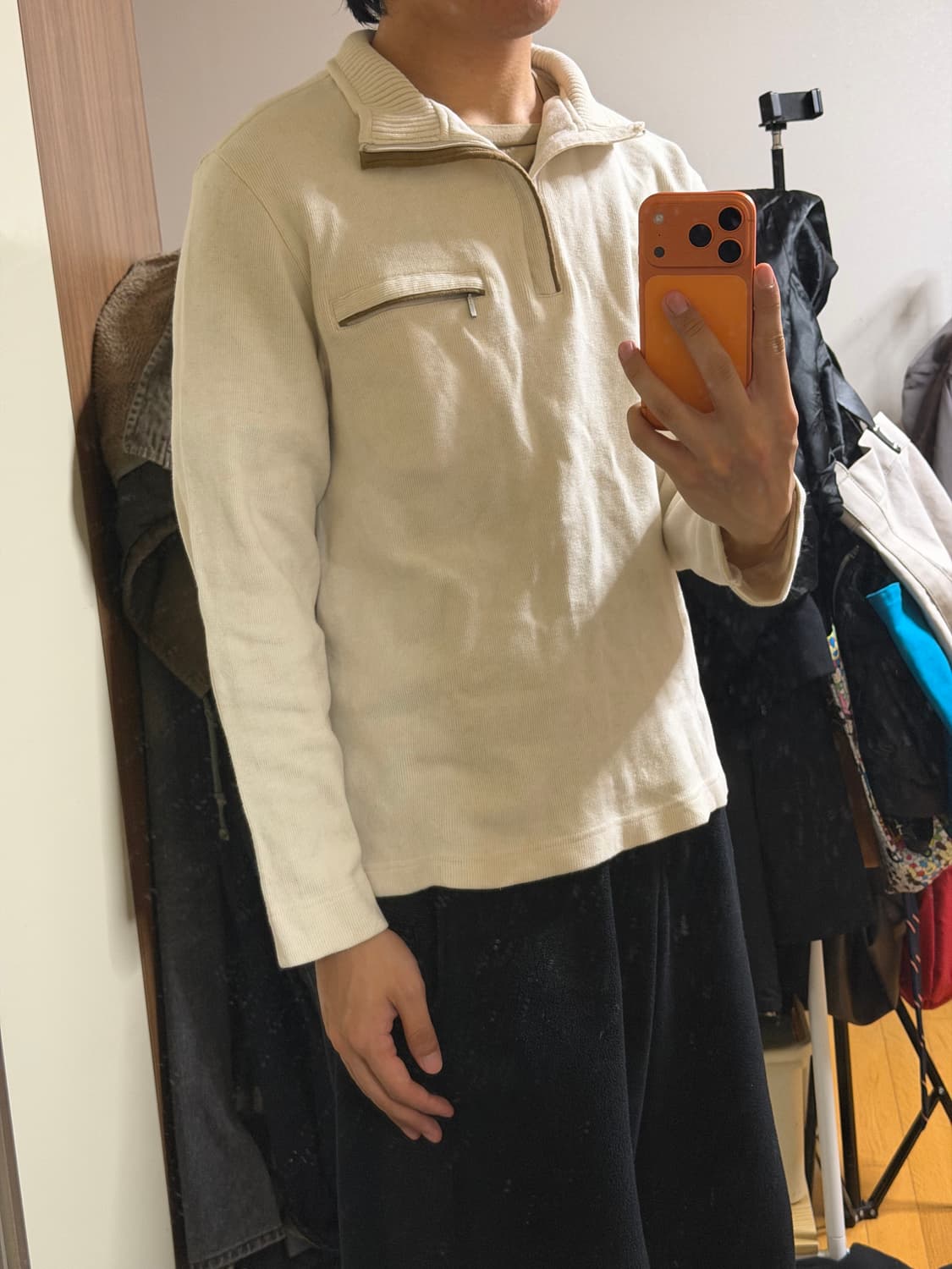 제이프레스 하프집업 니트 상품이미지2