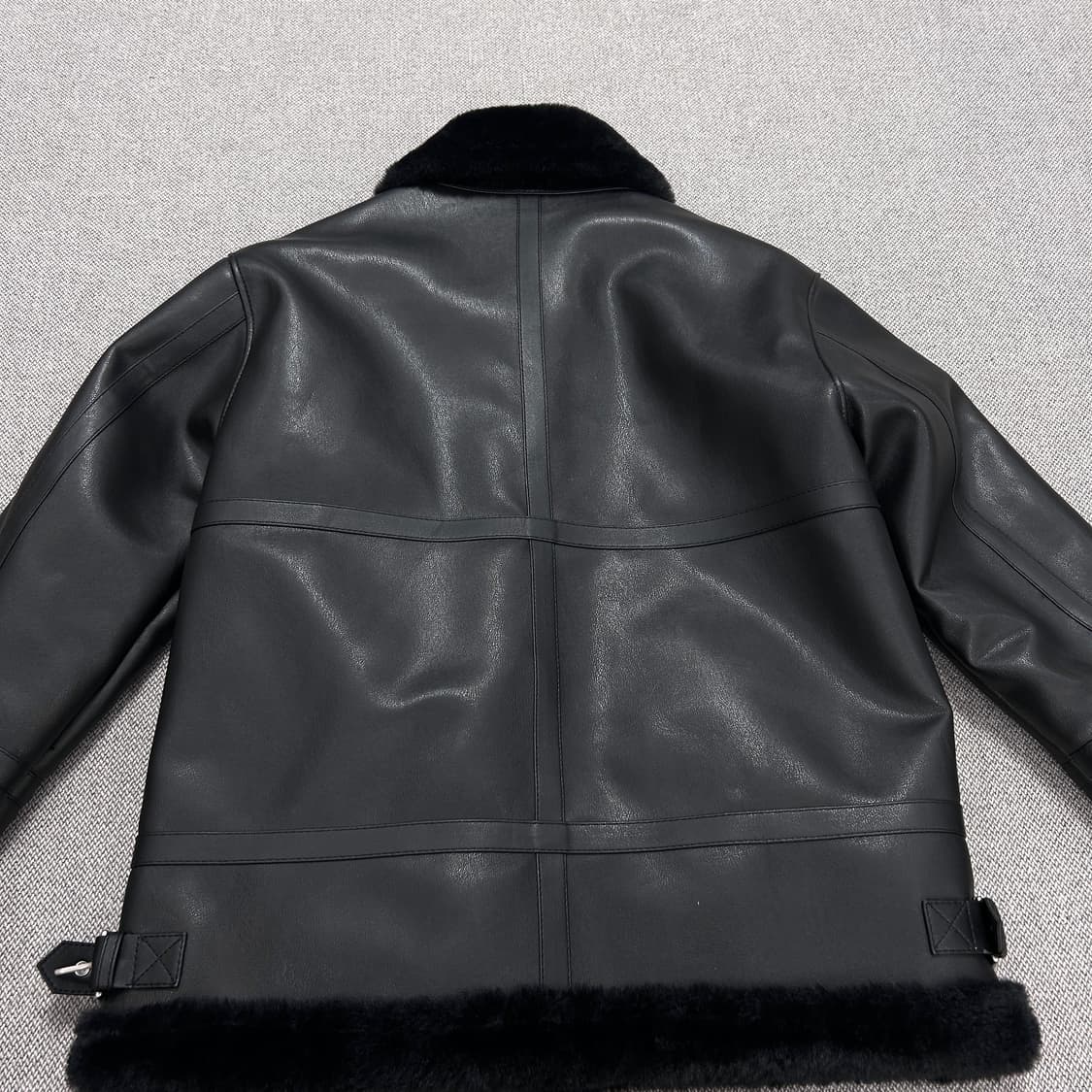 도프제이슨 솔리드 무톤 무스탕(M) 상품이미지4