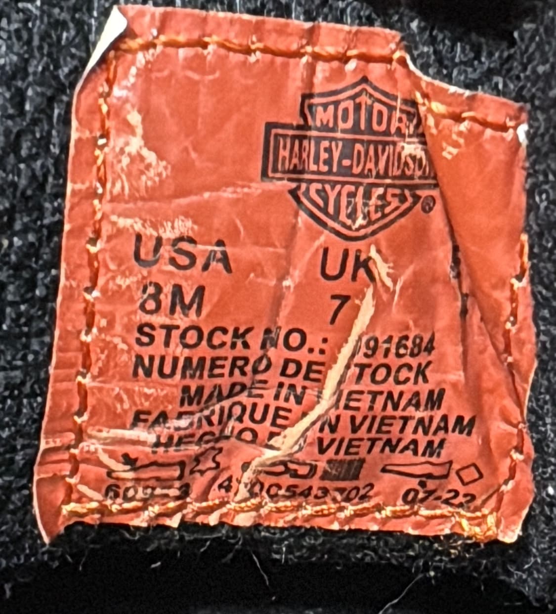 할리데이비슨 버클 바이크 부츠 상품이미지7