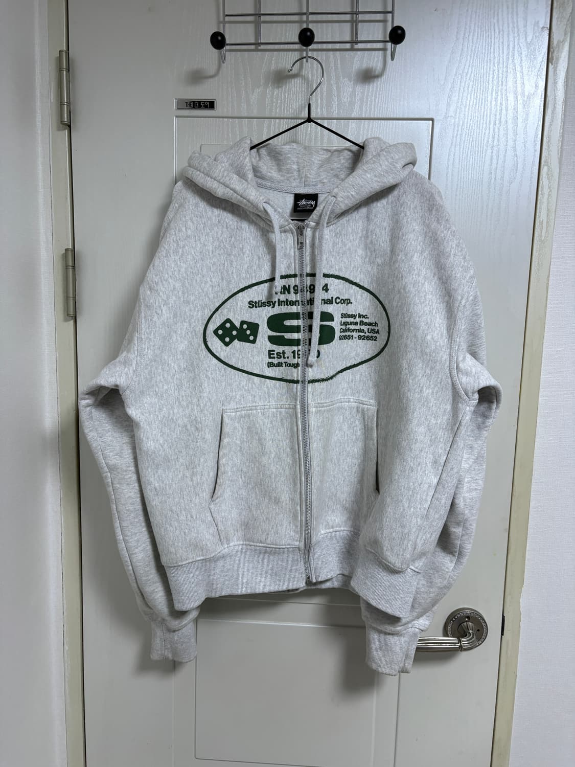 [M] 스투시 Oval Corp. Zip Hoodie 상품이미지2