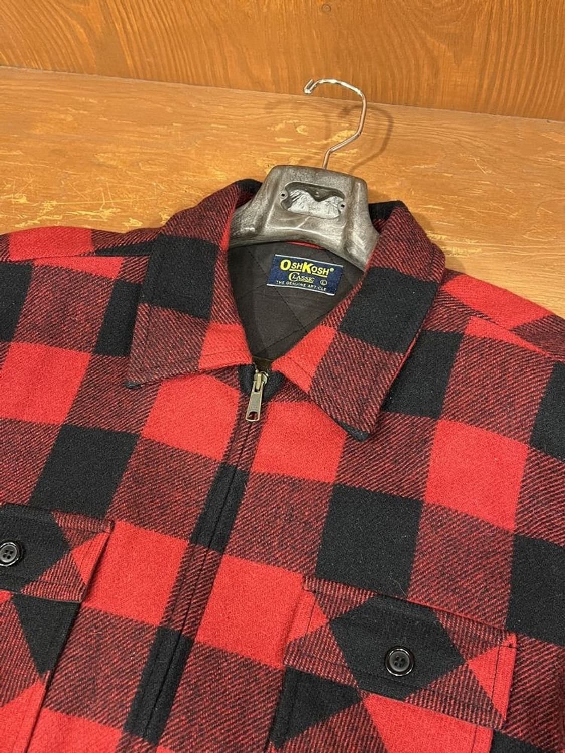 오시코시 버팔로 체크 헌팅자켓 상품이미지8