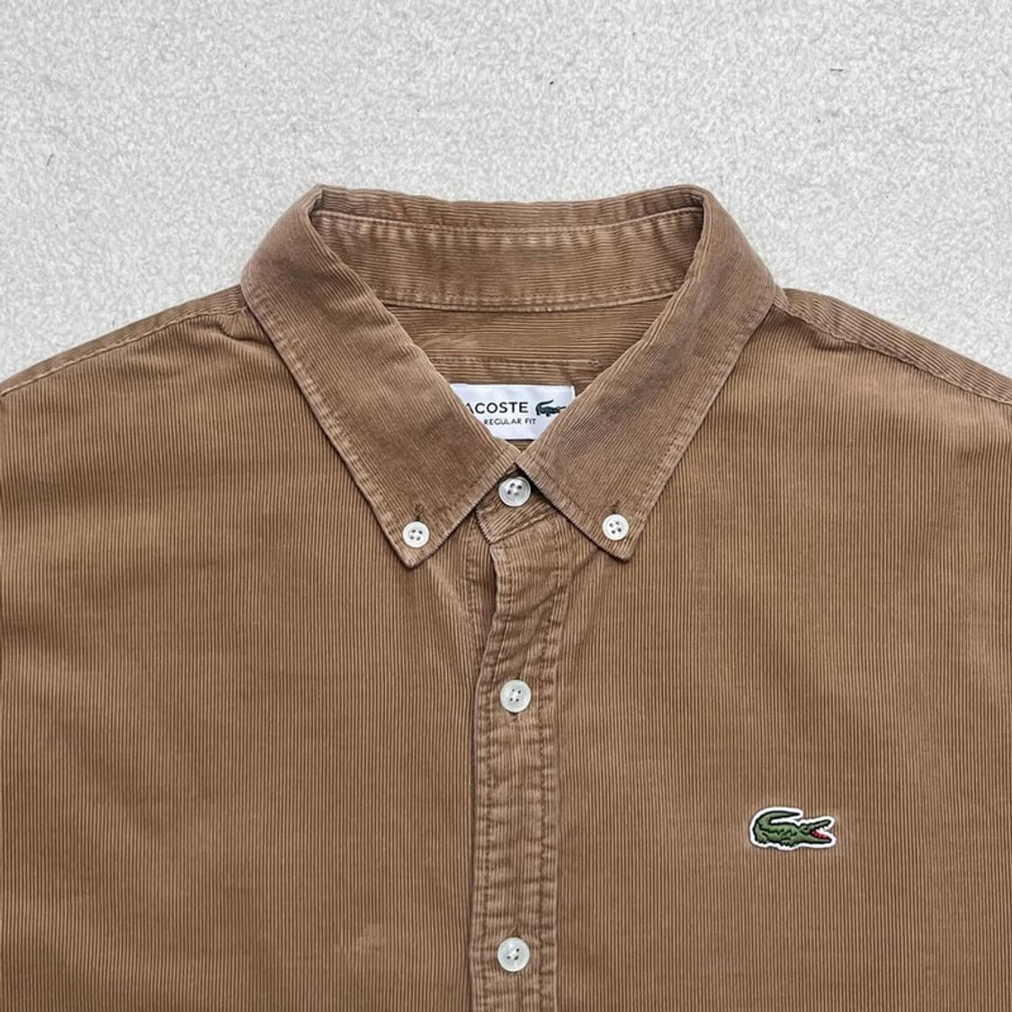 LACOSTE 코듀로이 셔츠 US L 상품이미지4