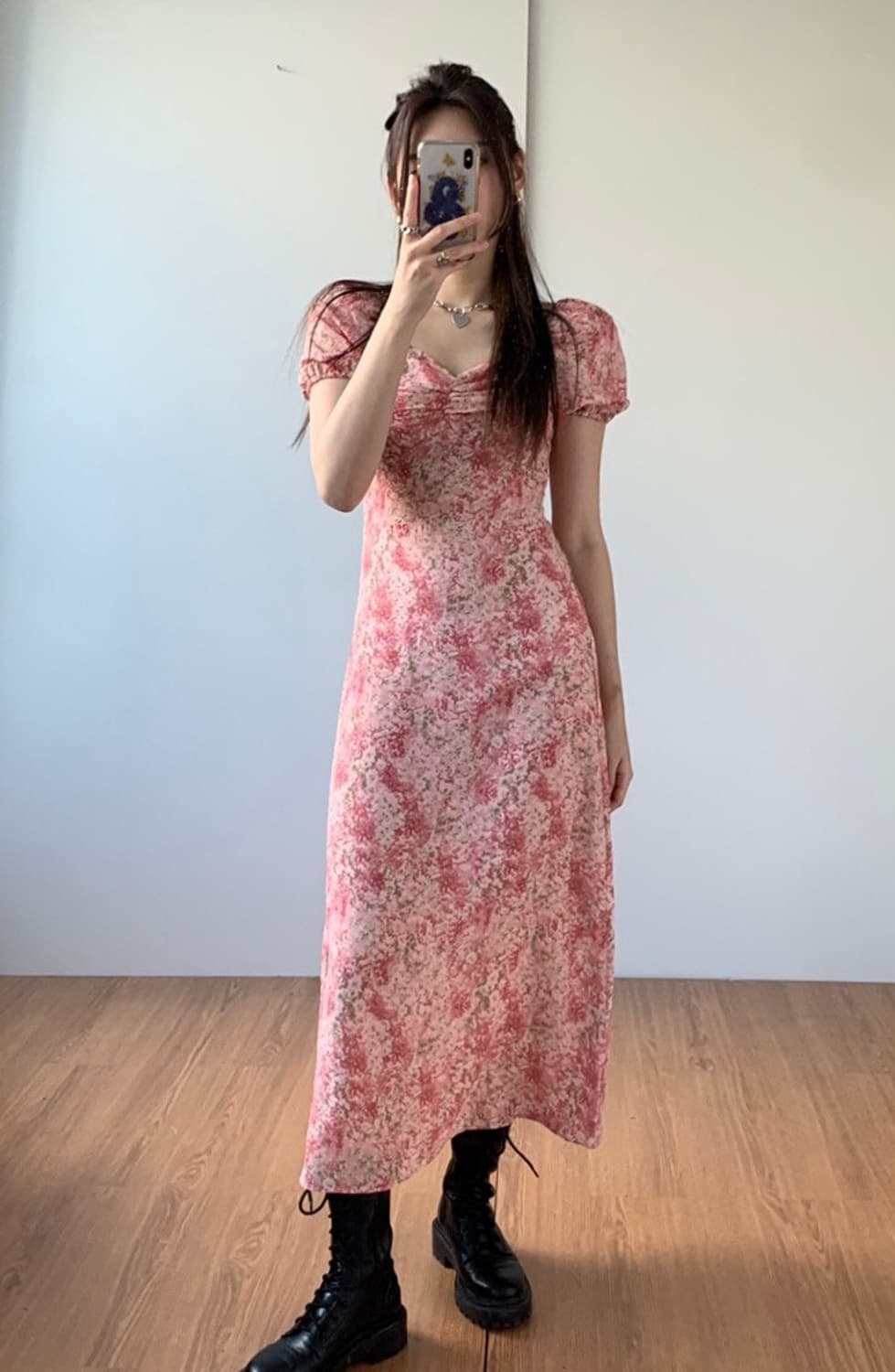 루루서울 마가렛퍼프롱원피스 
사이즈M
 상품이미지4