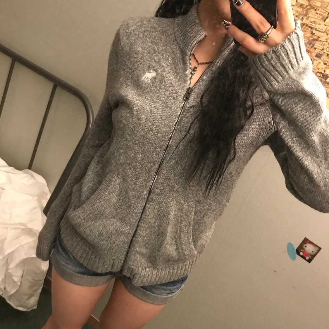 Abercrombie 아베크롬비 니트집업 상품이미지2