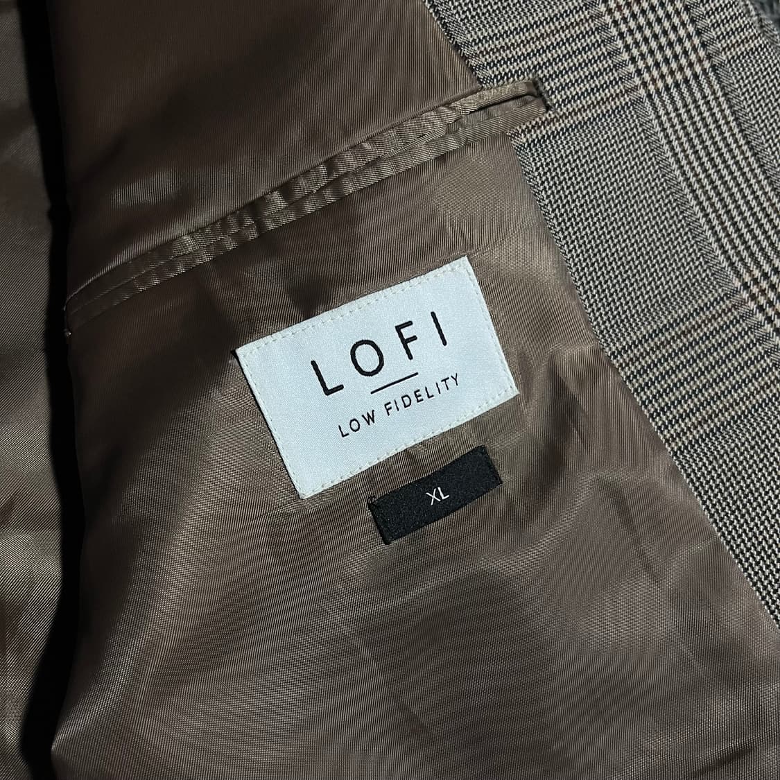 [XL] LOFI 로파이 체크 블레이저 자켓 상품이미지4