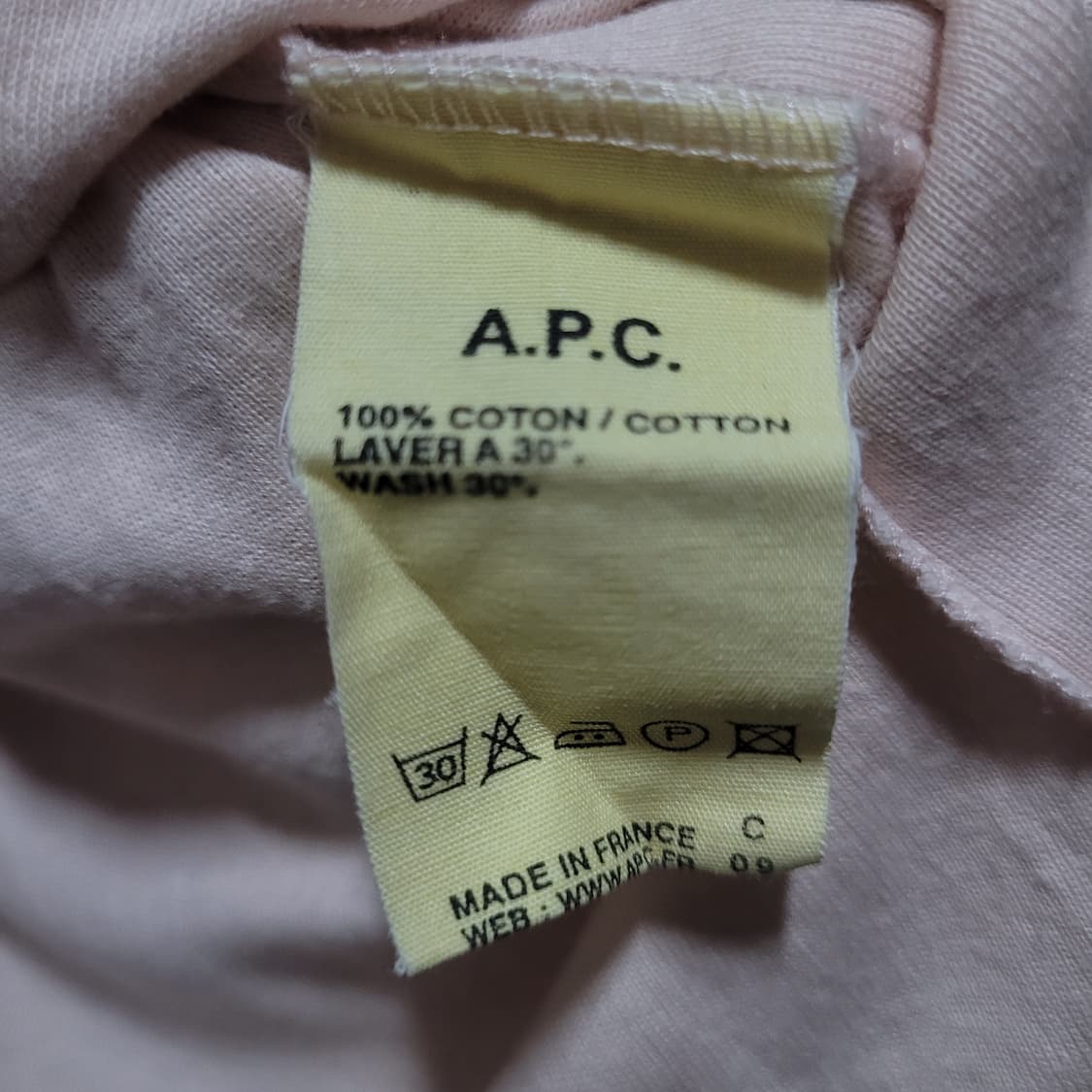 A.P.C. 아페쎄 프랑스 코튼 셔츠 상품이미지5