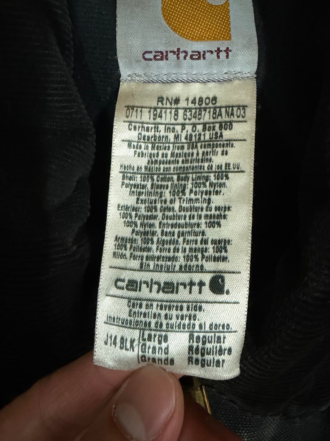 칼하트 싼타페 J14 BLK 상품이미지3