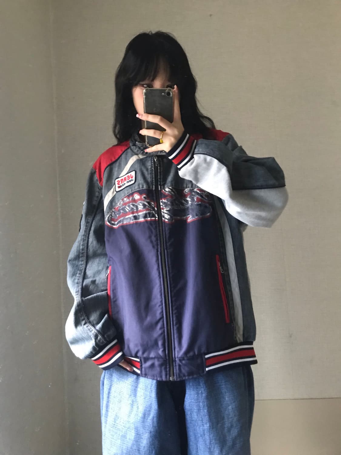 푸부 00s 데님 빅로고 자켓 상품이미지2