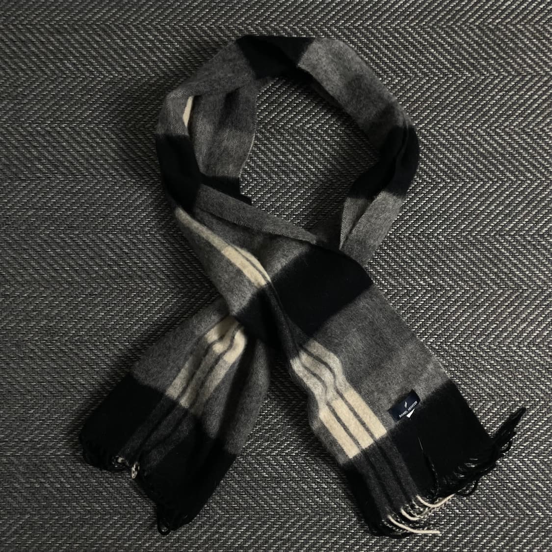 다니엘 에슈터 아카이브 캐시미어 체크 머플러y 3740 상품이미지2