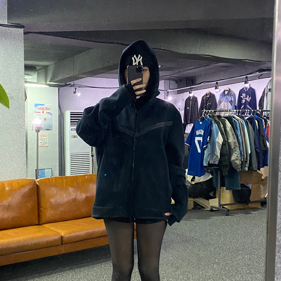 나이키 퓨추라 블랙 테크팩 후드 집업 B3118 상품이미지1