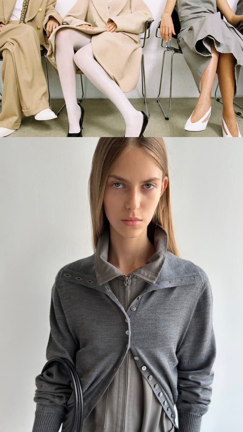 SAILOR BUTTON POINT KNIT CARDIGAN 상품이미지1