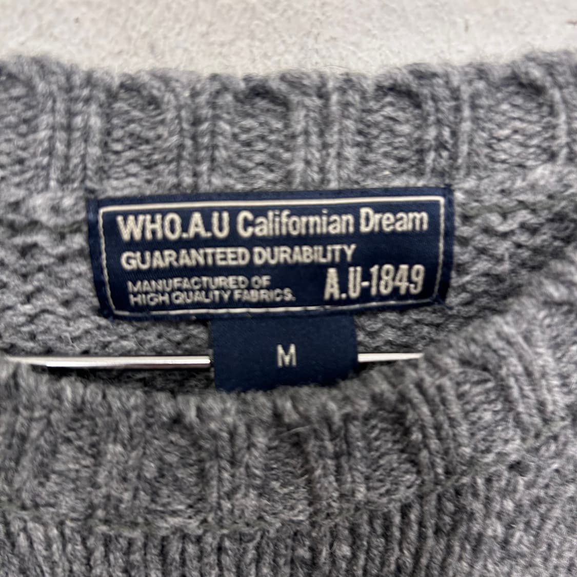 후아유 아메리칸 빈티지 노르딕 패턴 니트 상품이미지3