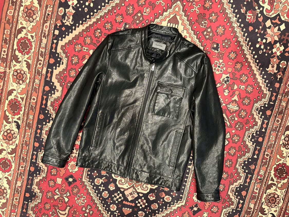 ( L ) 바이커자켓 바이커가죽 라이더자켓 가죽자켓 봄버자켓 양가죽자켓 상품이미지2