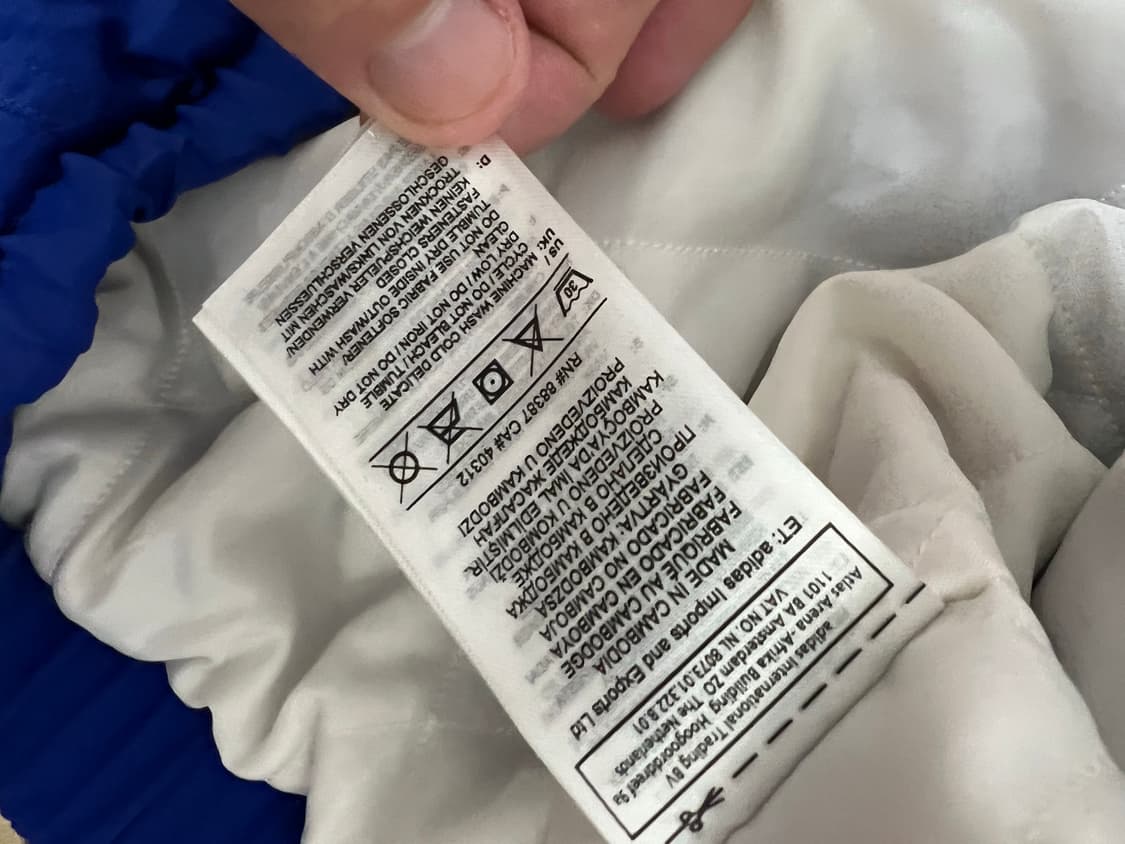 아디다스 올드스쿨 블루 누빔자켓 꾹디다스 bts 정국 새상품 상품이미지4