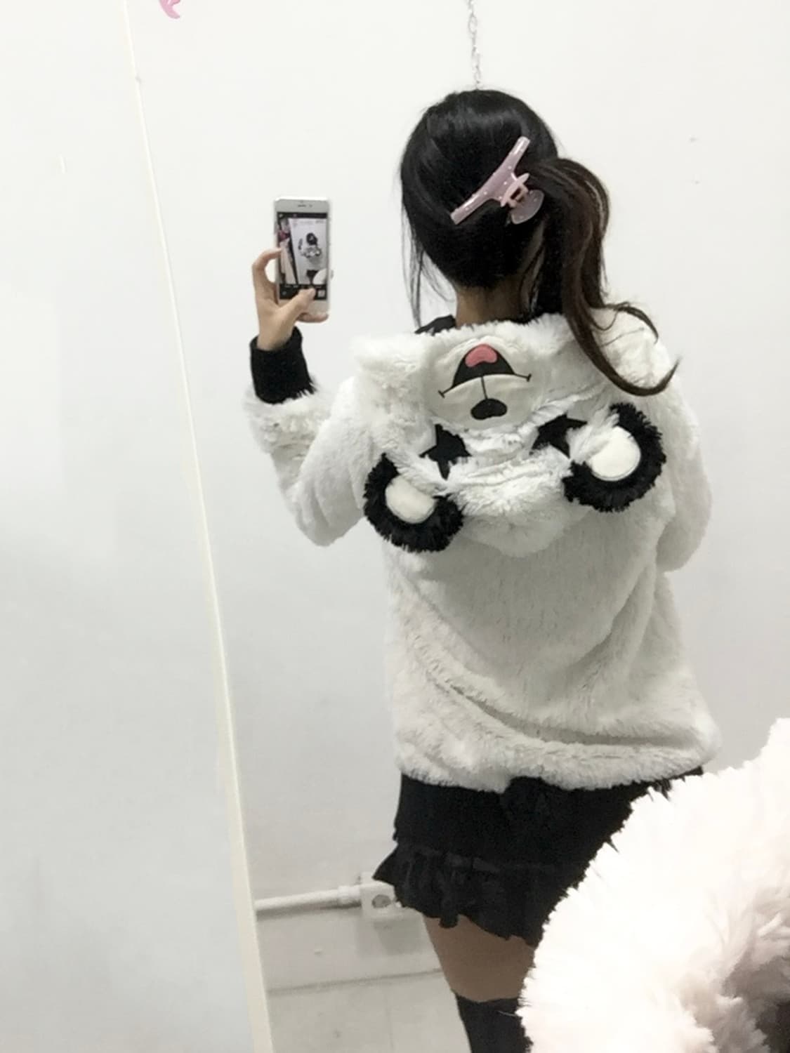 [ROCKIN BEAR] 락킹베어 쿠마미미 펑크 폭닥 퍼 후리스 상품이미지4