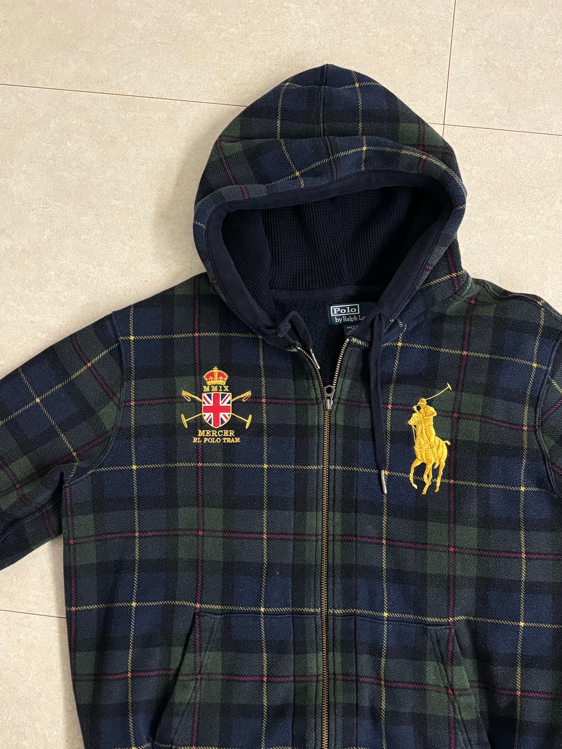 폴로 빅포니 잉글랜드 로고 후드집업 상품이미지1