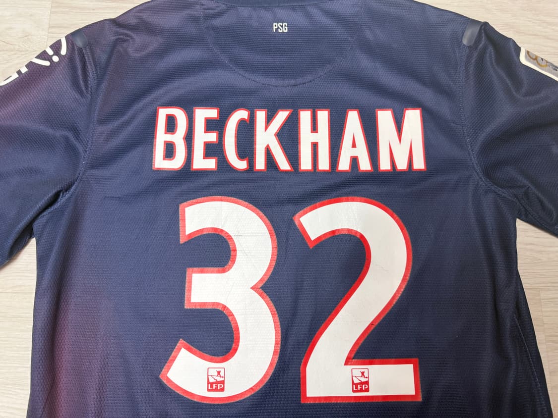 [S] 나이키 12-13 PSG 베컴 마킹 홈 유니폼 상품이미지5