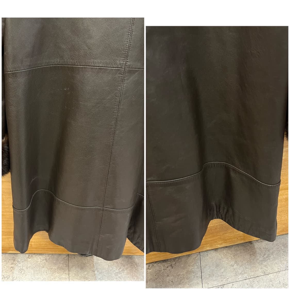 밍크퍼 양가죽 레더 가죽 자켓 #csz2852 상품이미지10