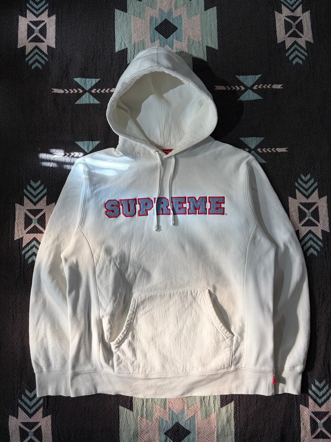 (L) 18ss Supreme collegiate hoodie 상품이미지2