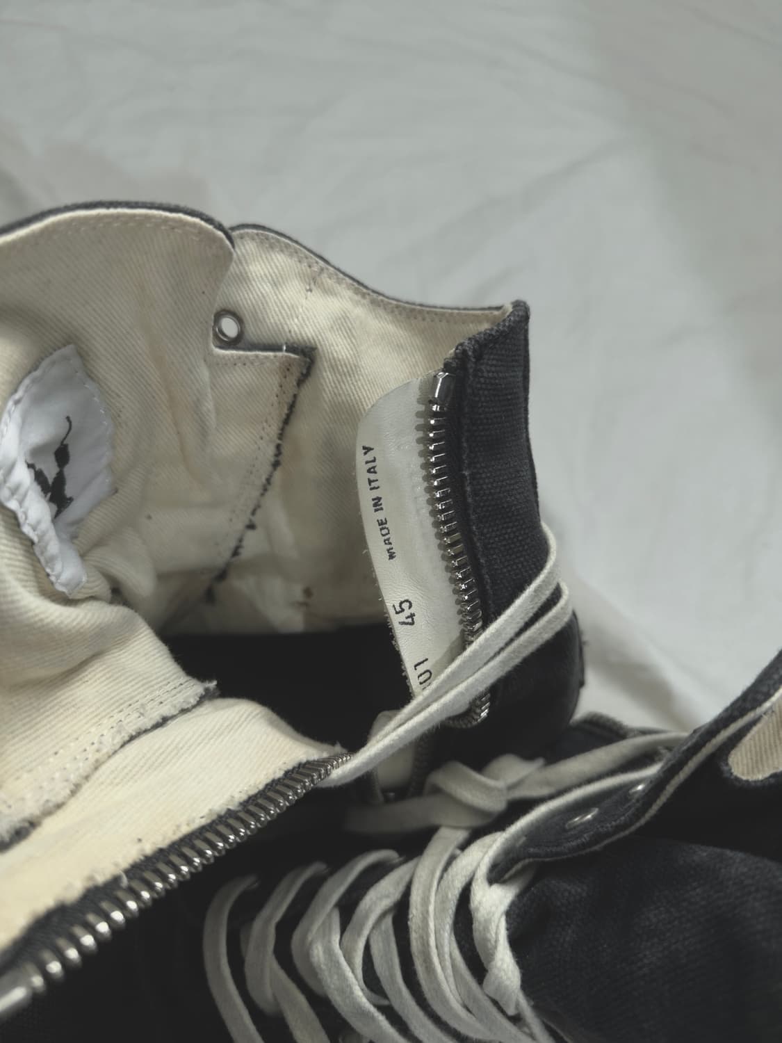 릭오웬스 다크쉐도우 초기 데님 캔버스 라몬즈 상품이미지3