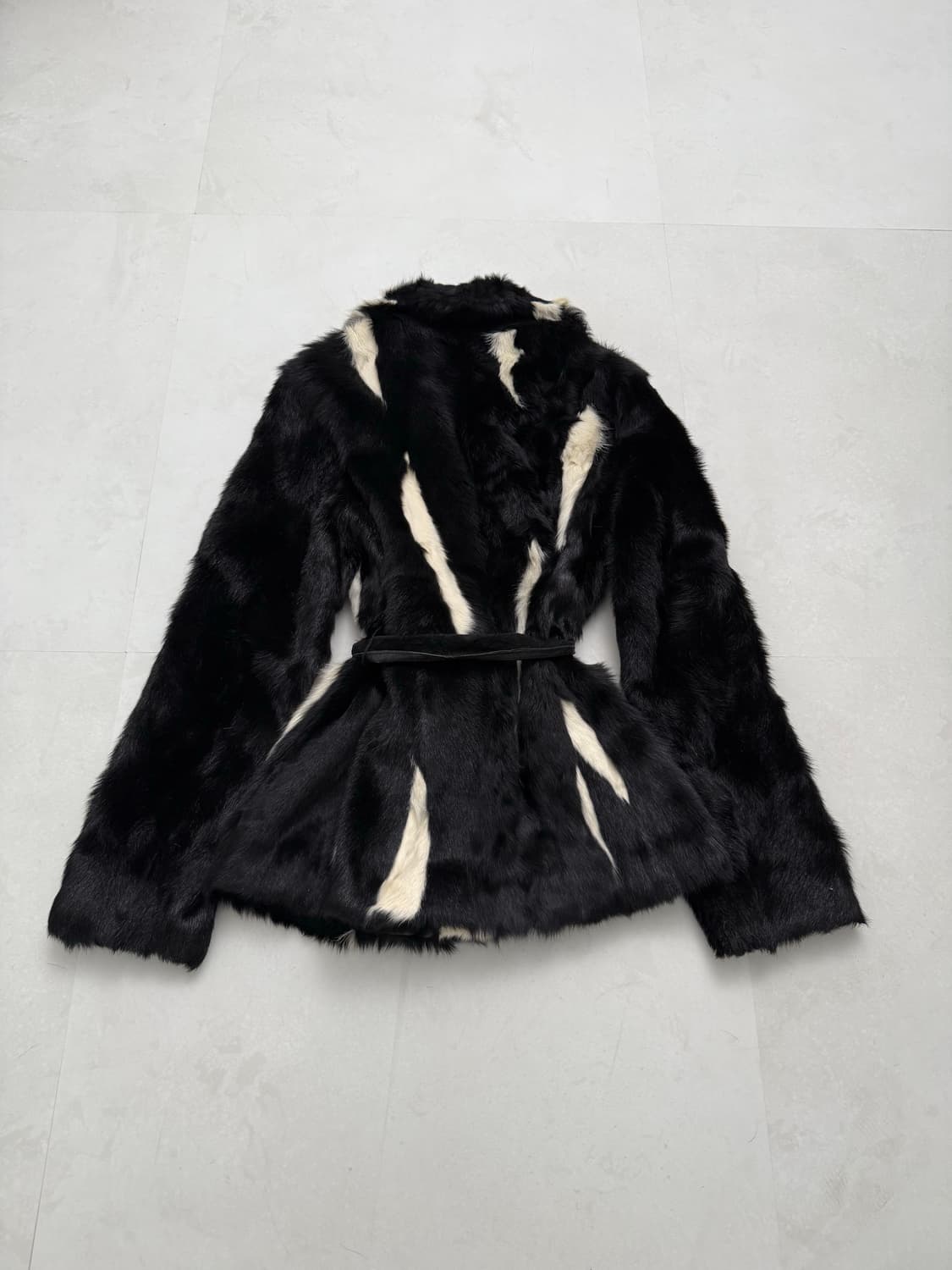 고트 스킨 벨트 퍼  상품이미지6