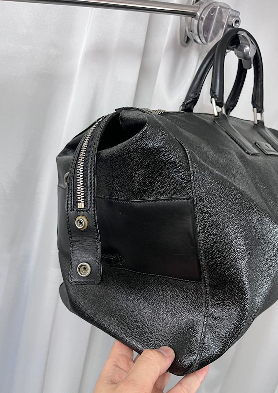 TRUSSARDI leather boston bag 상품이미지3