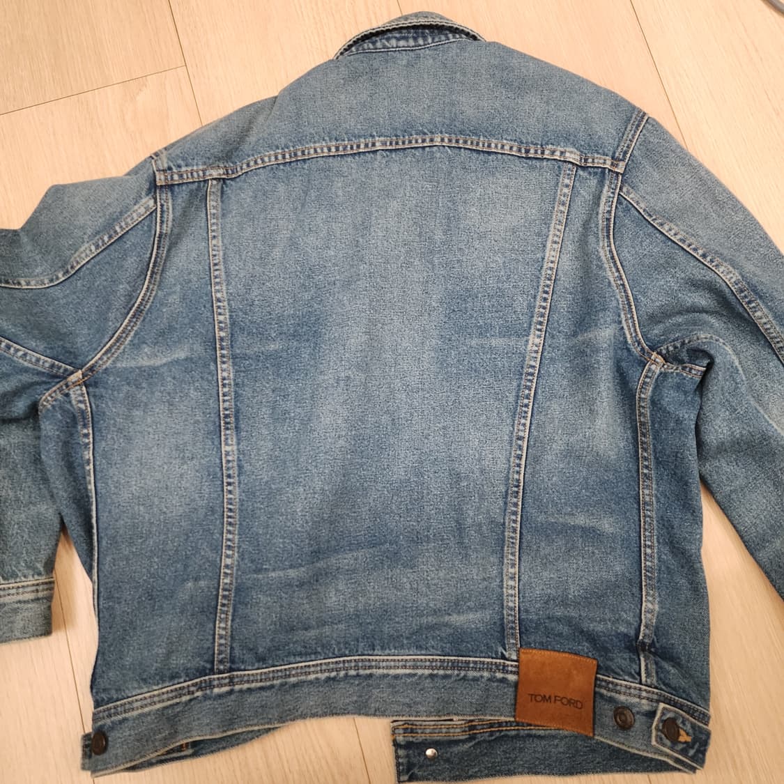 TOM FORD 백로고패치 데님자켓 XL 상품이미지6
