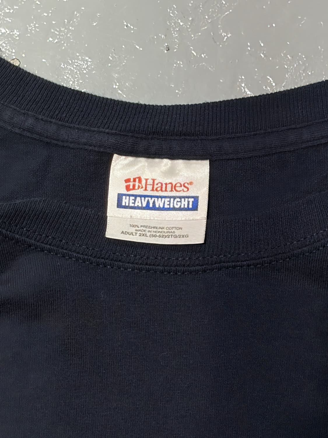 00s Hanes(헤인즈) 빈티지 USA 네이비 티셔츠 상품이미지3