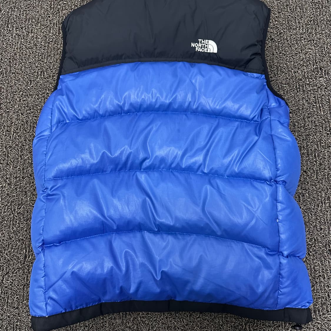 노스페이스 써밋 850 블루 덕다운 패딩조끼 L 상품이미지6