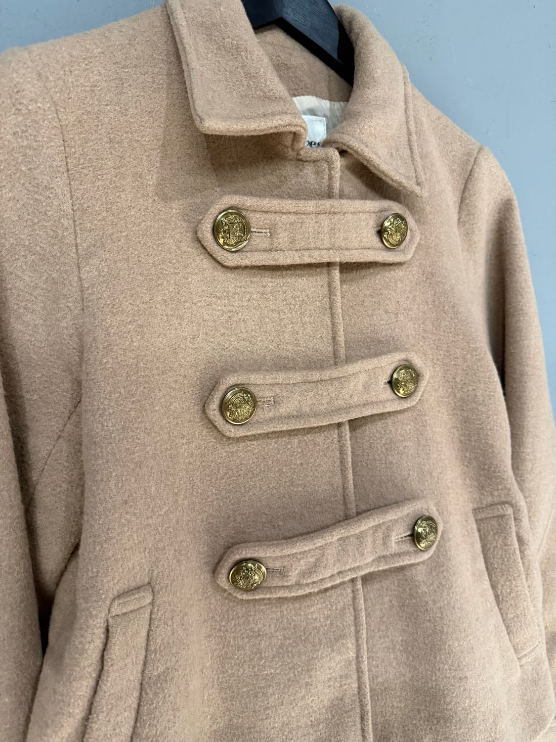 double button detail half coat 상품이미지7