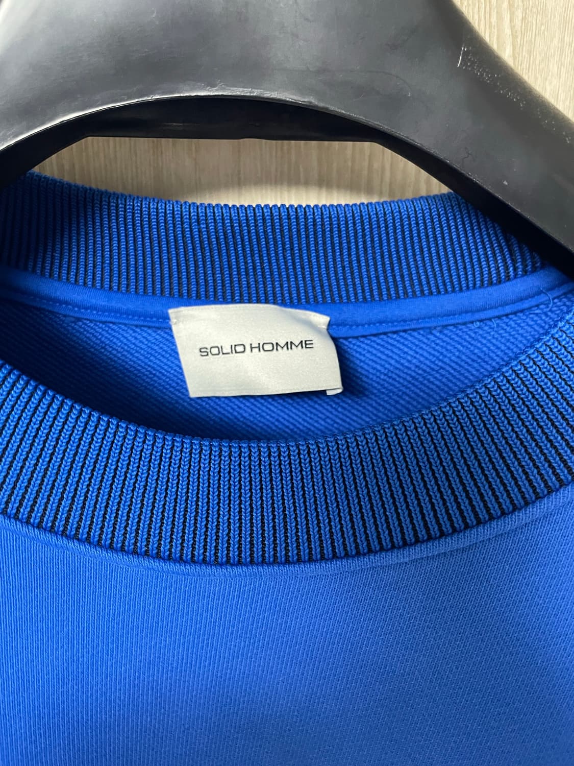 솔리드옴므 맨투맨 블루, 52사이즈 새상품 상품이미지2