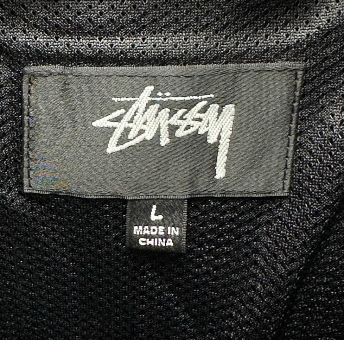 스투시 쉐르파 패널드 후드 자켓 블랙 후리스 플리스 빠글이 상품이미지2