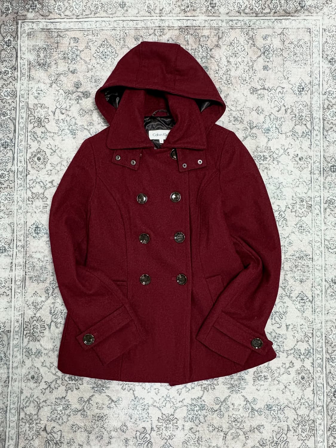 Calvin klein wool down half coat 상품이미지8