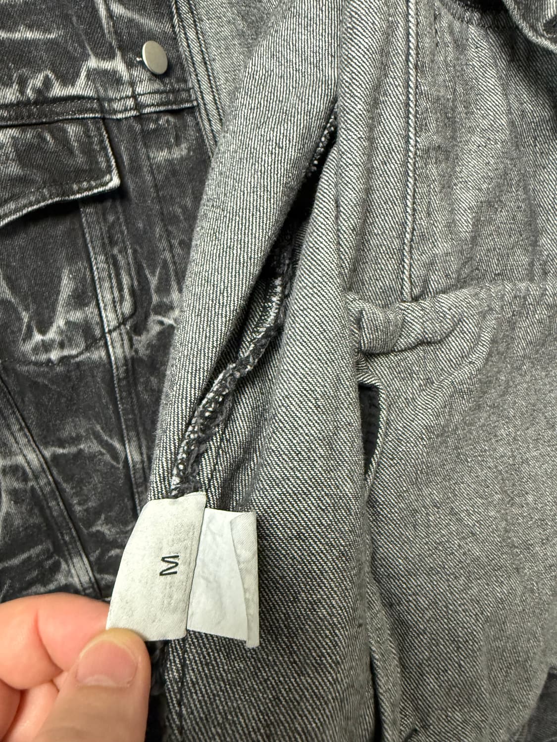 논플로어 데님 트러커 자켓 상품이미지4