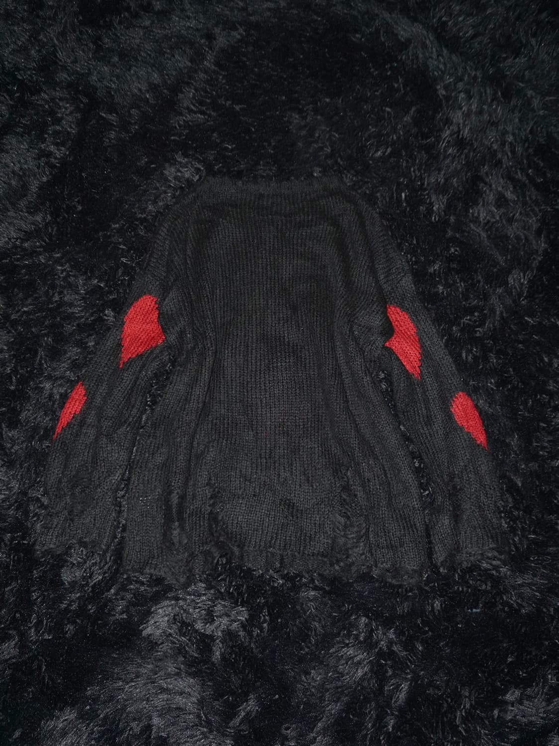 grunge punk heart knit 상품이미지5