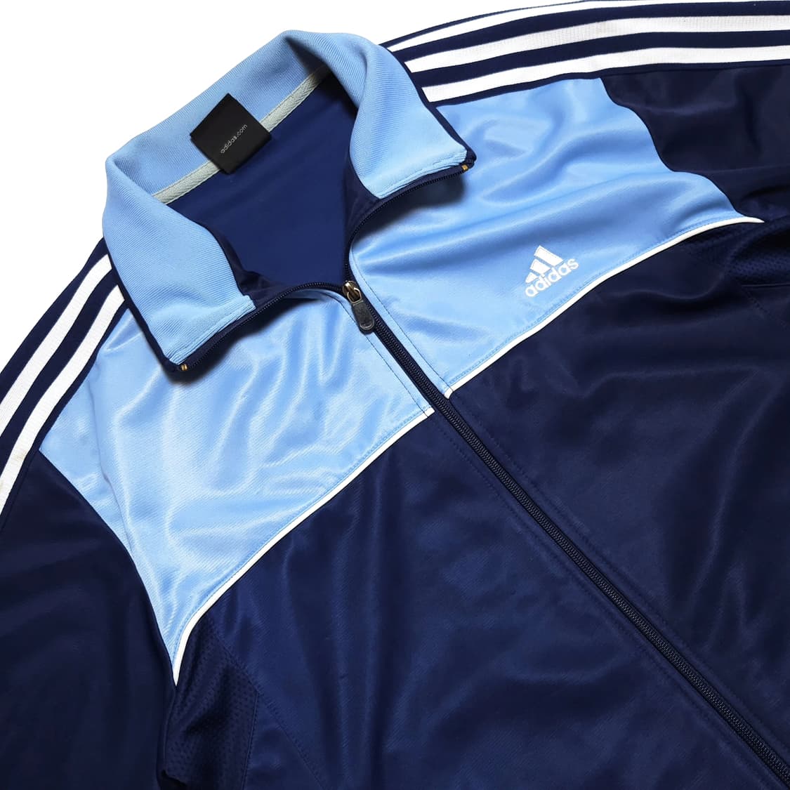 아디다스 올드스쿨 트랙탑 져지 자켓 네이비스카이블루 상품이미지2