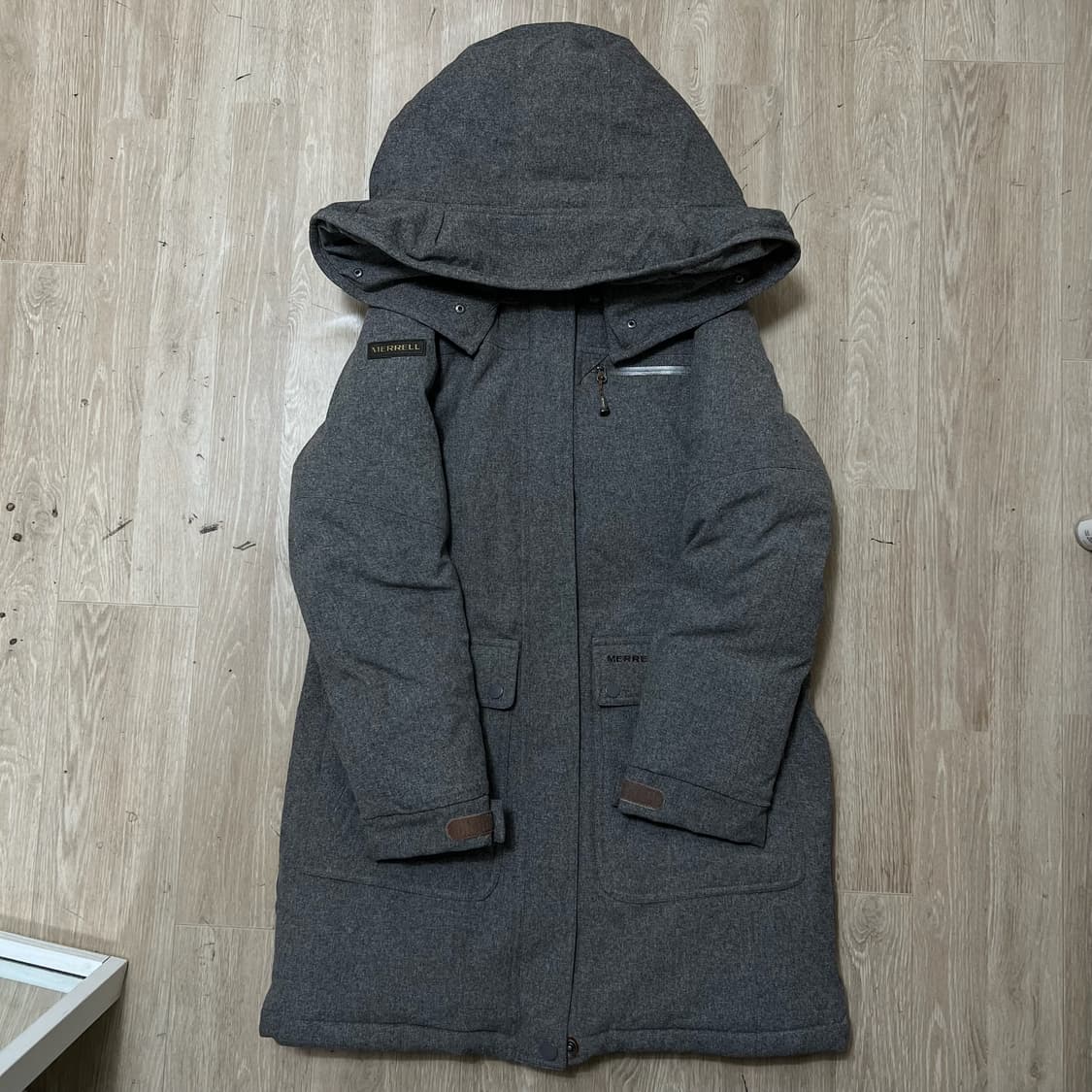 머렐 여성 구스다운 후드 롱패딩 M/95  상품이미지1