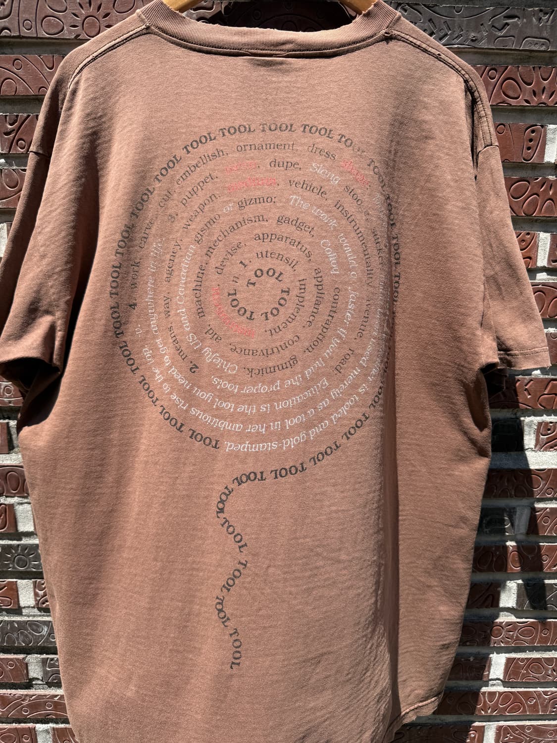 Tool 90s 툴 Spiral 빈티지 밴드 티셔츠 상품이미지4