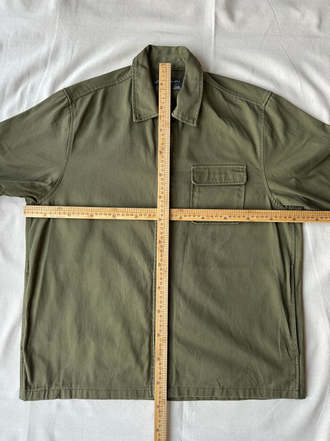 에디바우어 워크셔츠 올리브그린 L 상품이미지10