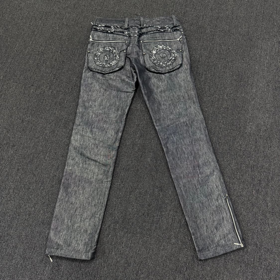 KOHSHIN SATOH 코신사토 3D포켓 코팅 데님팬츠 상품이미지6