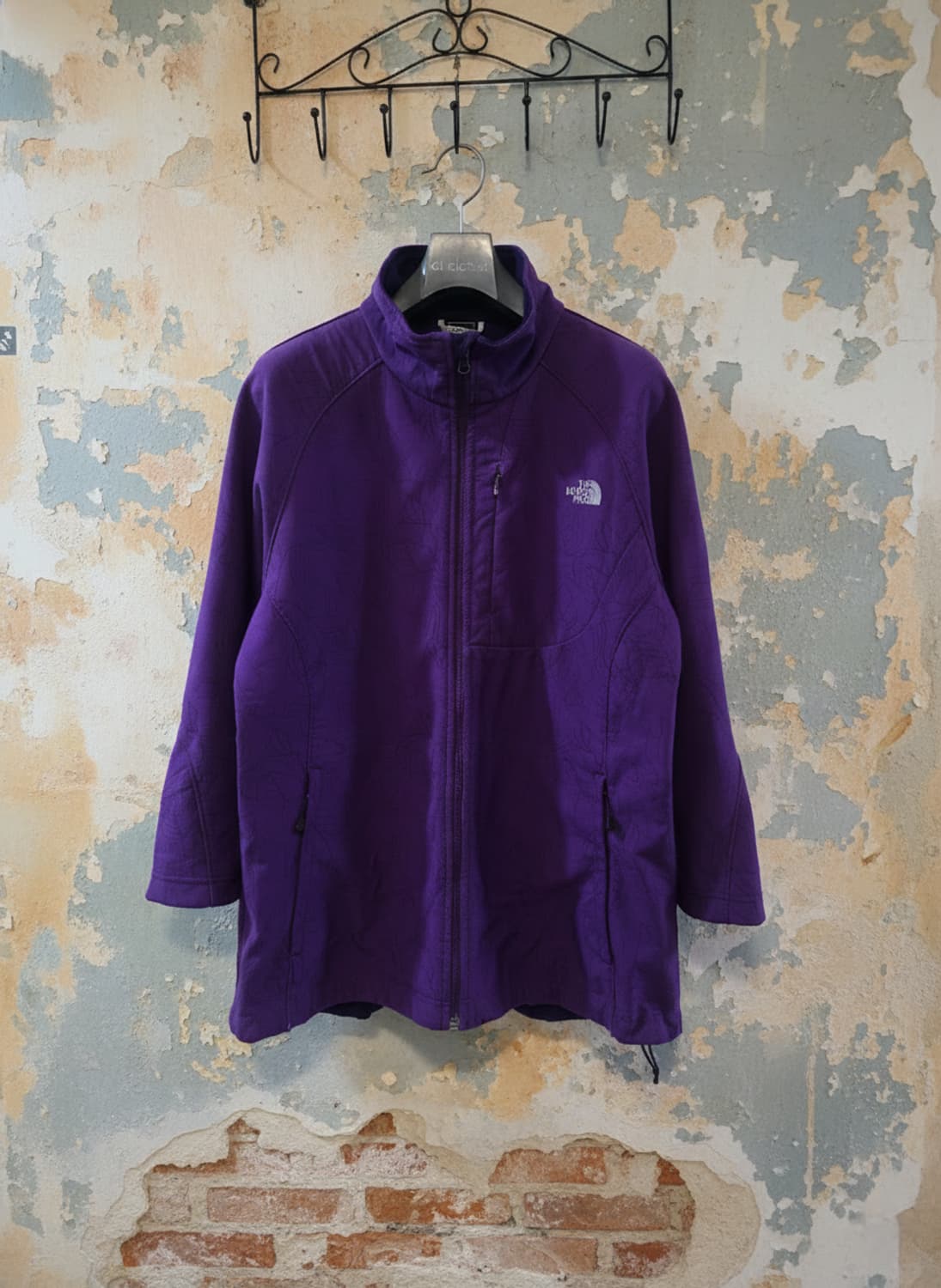노스페이스 여성 플리스 집업 보라색 77 상품이미지1