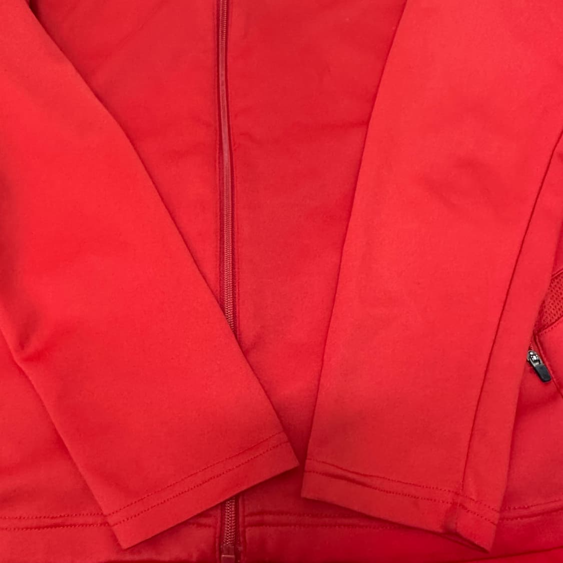 르꼬끄 져지 집업 운동복 레드 100(L) 상품이미지4