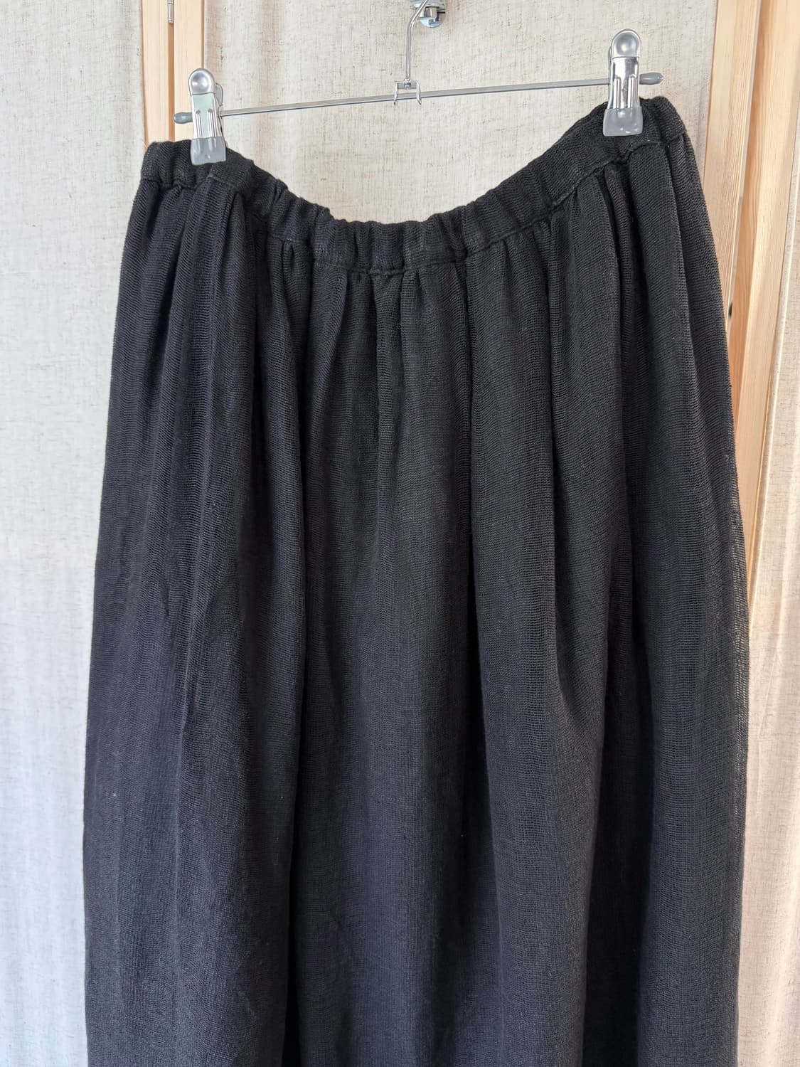 Jardin botanique 린넨 A라인 밴딩 스커트 상품이미지2