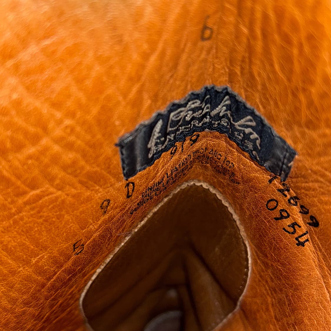 빈티지 J.Chisholm 웨스턴 레더 부츠 9D(270) BT27009 상품이미지10