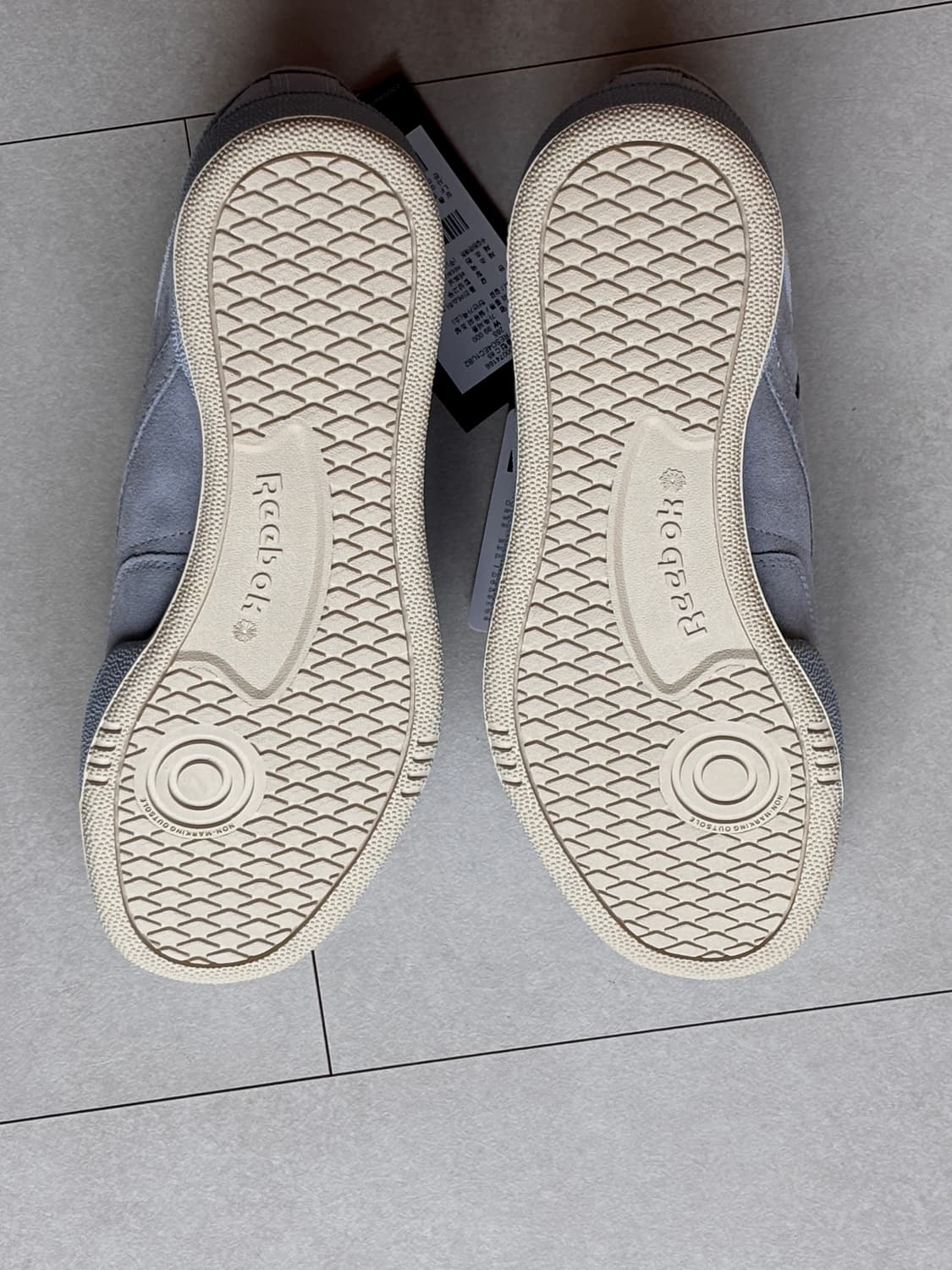 리복 클럽C 85 스웨이드 파스텔 블루 (새상품) 자운드맛, 콜라보st 상품이미지4